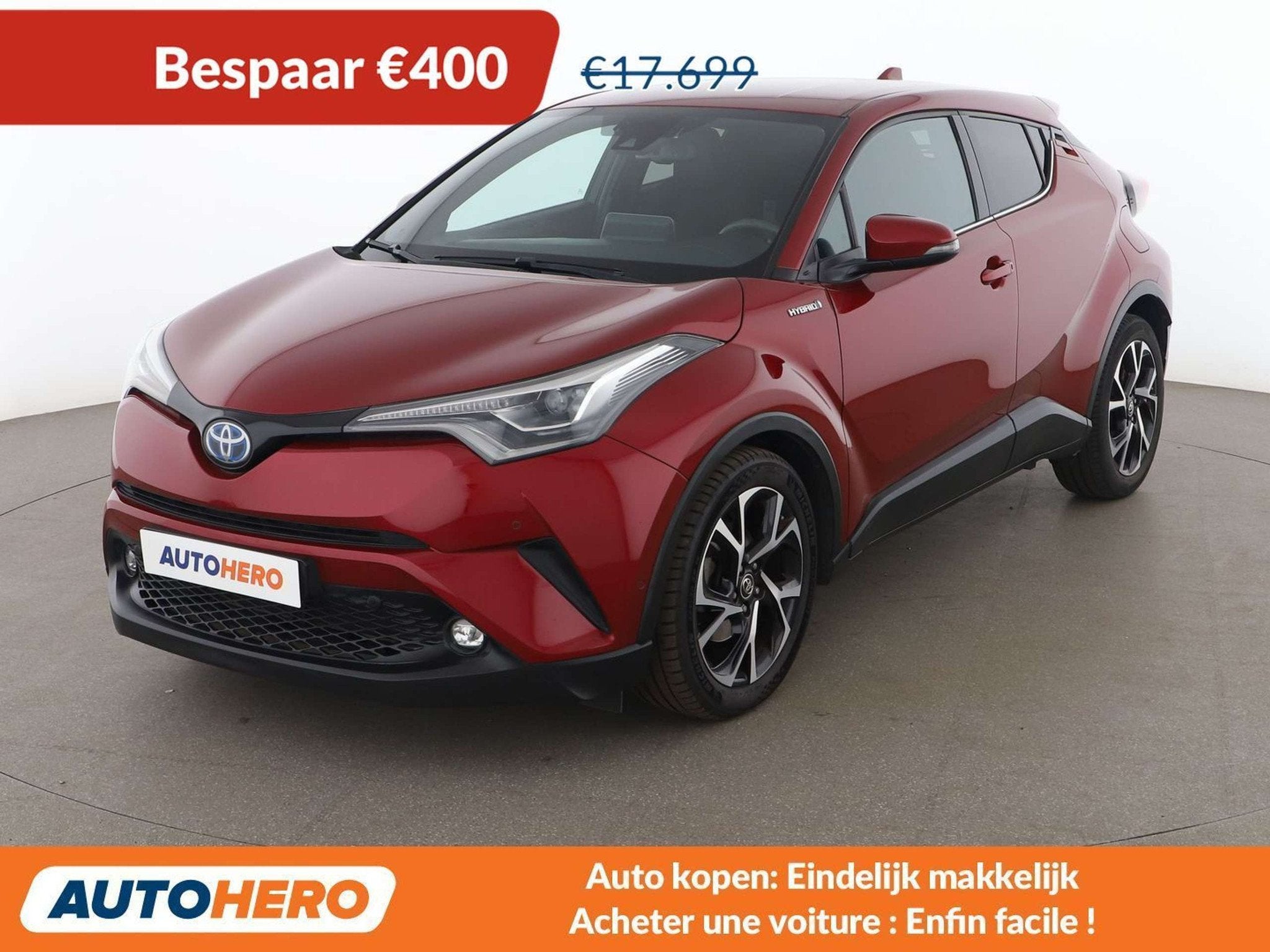Toyota C-HR 1.8 Hybrid Style (année de construction 2019), Euro 6, Noir, 5 portes, 5 places