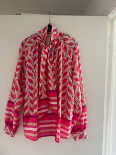 prachtige nieuwe kleurrijke bloes onesize, Kleding | Dames, Ophalen of Verzenden, Nieuw, Roze