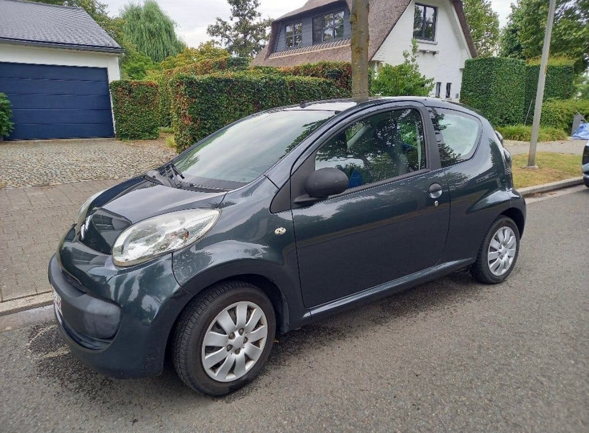 Citroën C1 1.0 Benzine – 2008 – Slechts 77.00km gekeurd vvk, Autos, Argent ou Gris, Achat, 50 kW, C1