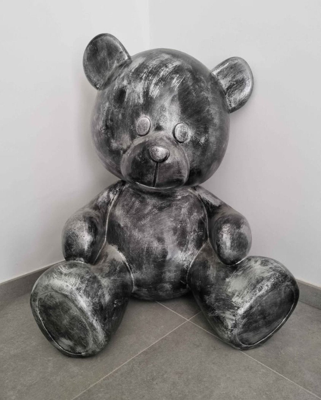 Grote zittende teddybeer kunst!!  1 bij 1 Meter, Enlèvement, Neuf