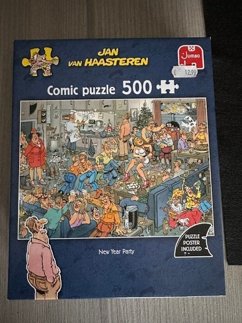 Van Haasteren 500st New year party (nr2367a), Enlèvement ou Envoi, 500 à 1500 pièces, Comme neuf, Puzzle