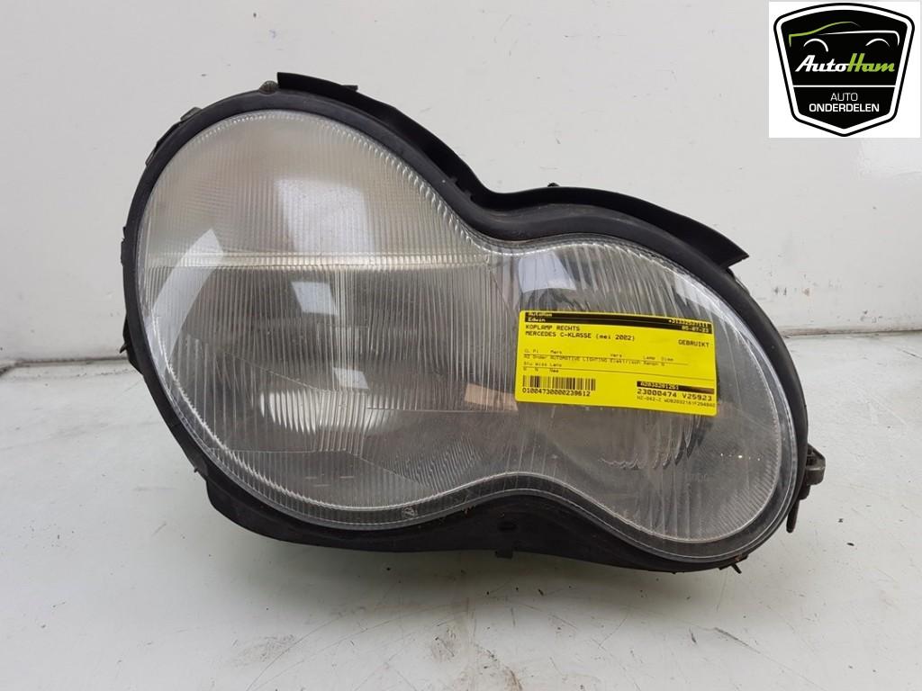 KOPLAMP RECHTS Mercedes-Benz C Combi (S203) (|A2038201261|), Gebruikt, Mercedes-Benz