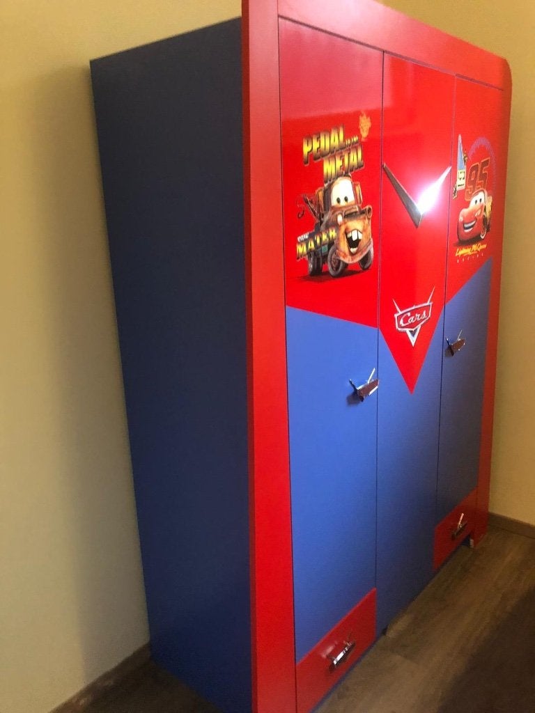 Kinderkamer cars mcqueen, Ophalen, Zo goed als nieuw, Jongetje