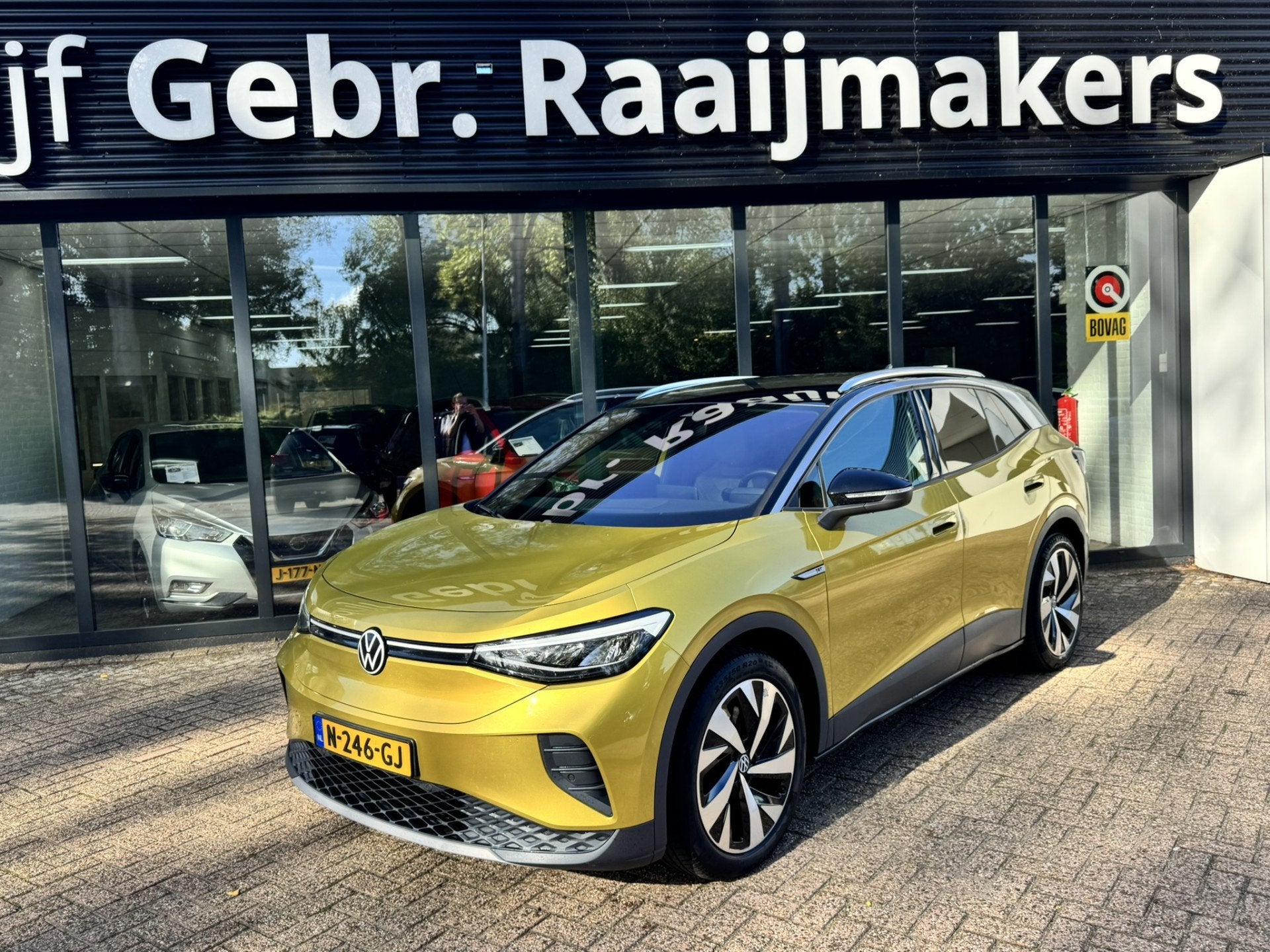 Volkswagen ID.4 First 77 kWh*89%SOH*13140 netto*, Autos, Achat, Entreprise, Jaune, 5 portes