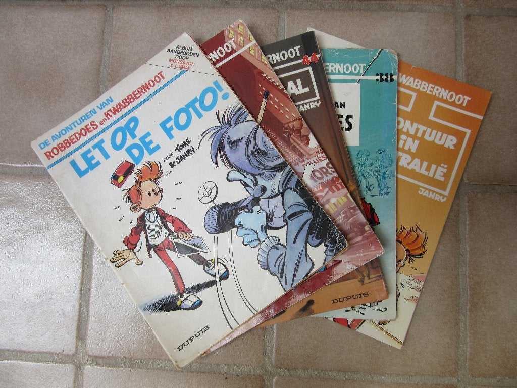 5 strips Robbedoes, Boeken, Stripverhalen, Ophalen, Gelezen