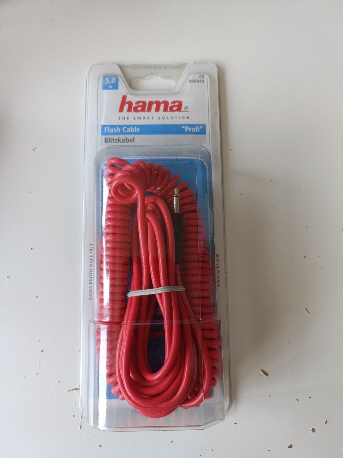 Hama Flash Synch Cable Profi, 5m, Ophalen of Verzenden, Overige merken