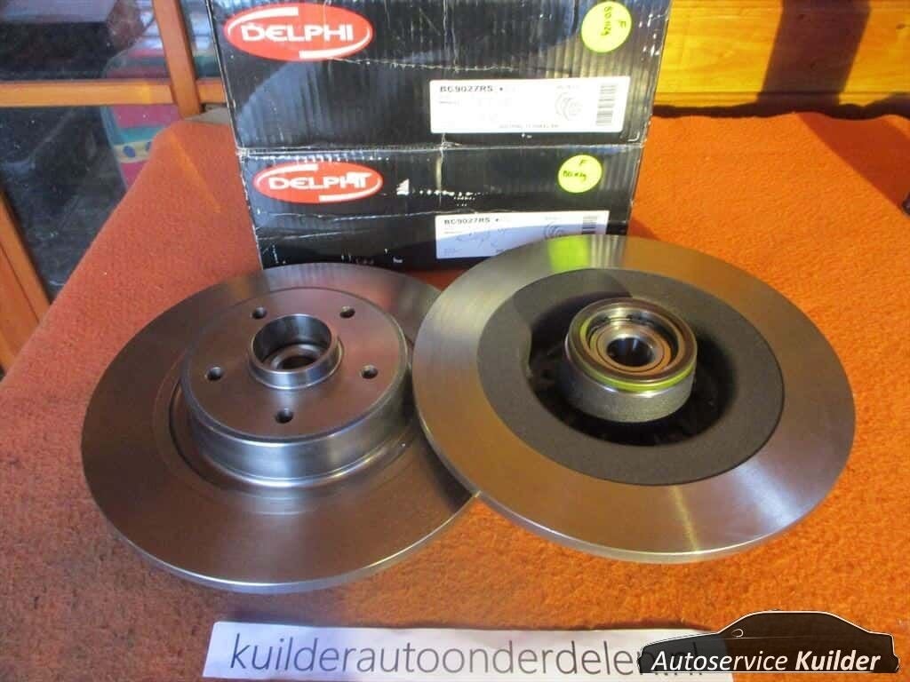 Remschijven achter Renault Vel Satis M12 bouten Delphi Nieuw, -, Renault, -, Nieuw