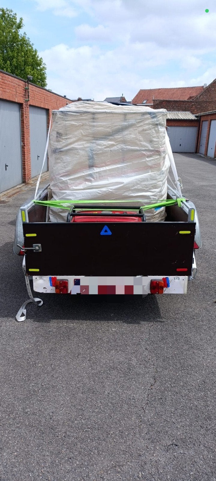 aanhangwagen 2 as, Ophalen of Verzenden