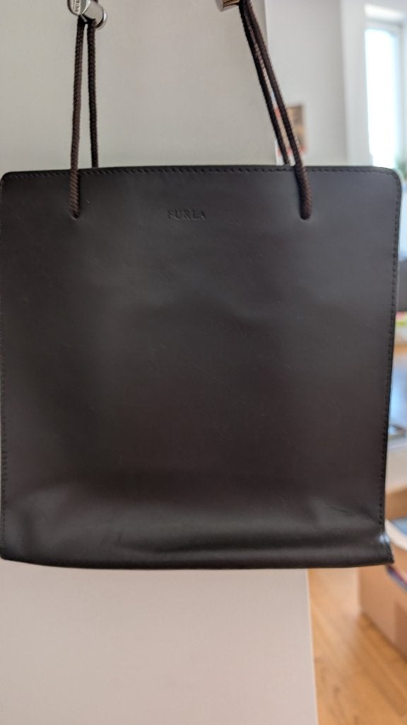 Furla leren handtas, Ophalen, Gebruikt, Bruin, Handtas