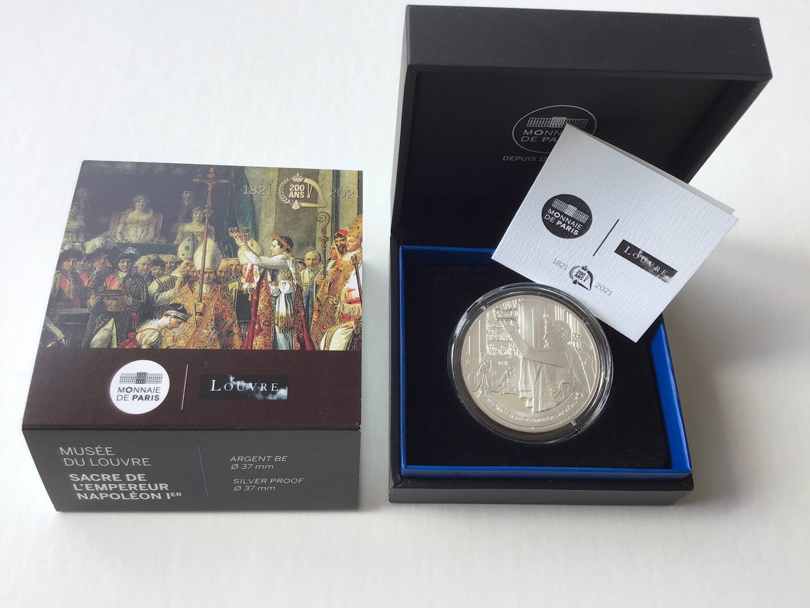 Frankrijk 10 euro 2021 Kroning Napoleon I - Louvre - Proof, Timbres & Monnaies, Monnaies | Europe | Monnaies euro, Enlèvement ou Envoi