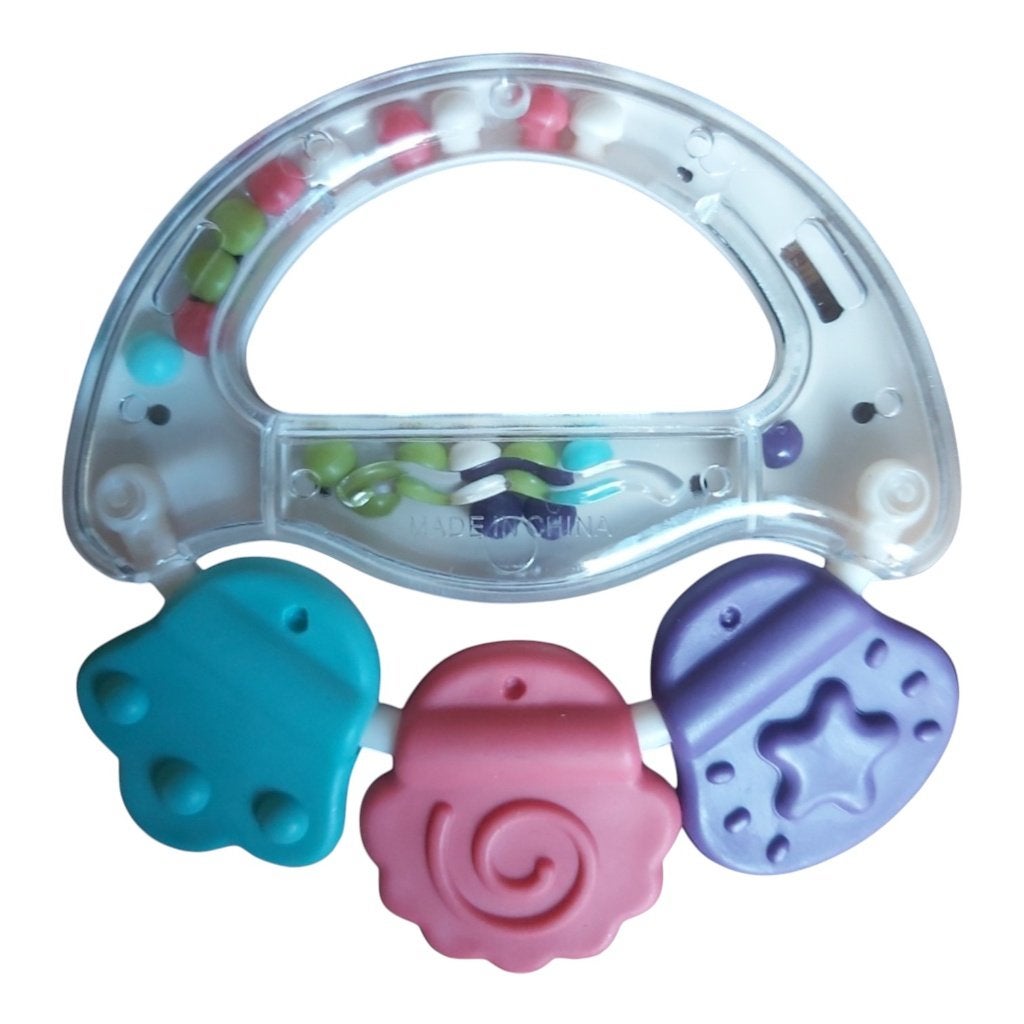 Anneau de dentition avec objets mobiles, Envoi, Neuf, Hochet, Sonore