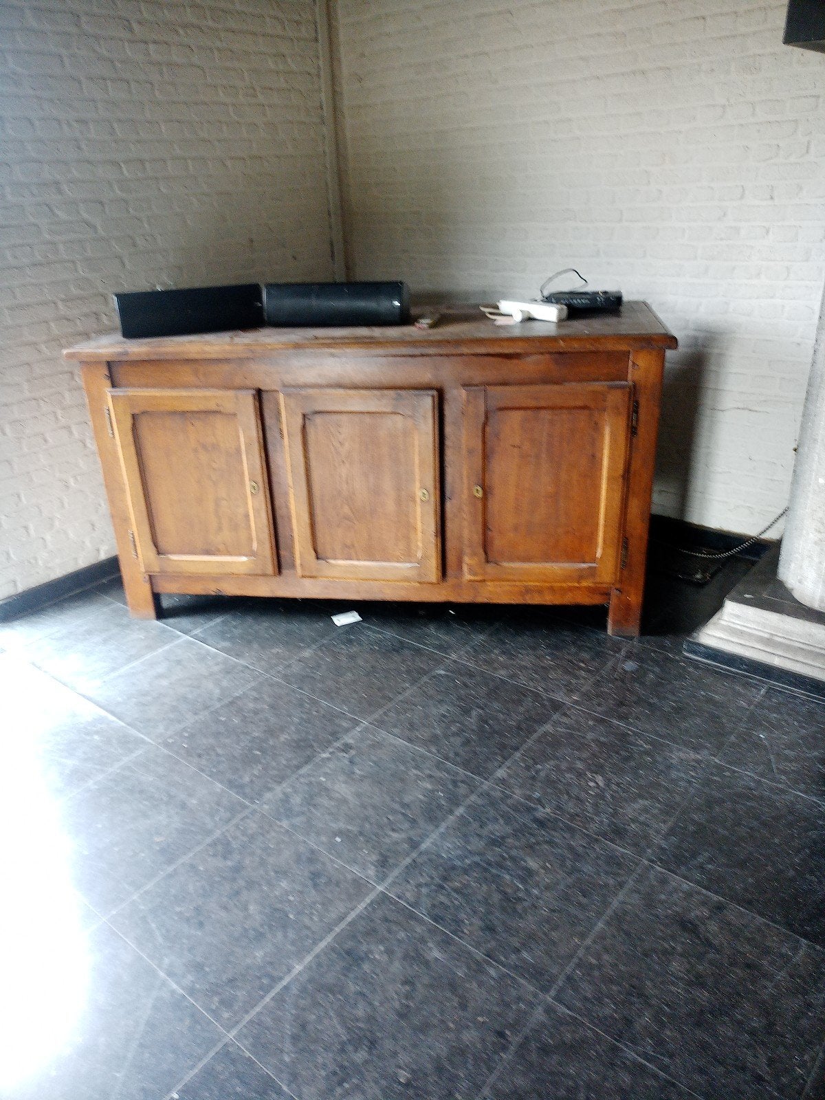 eiken dressoir 3 deurs, Ophalen, Gebruikt, Eikenhout, Met deur(en)