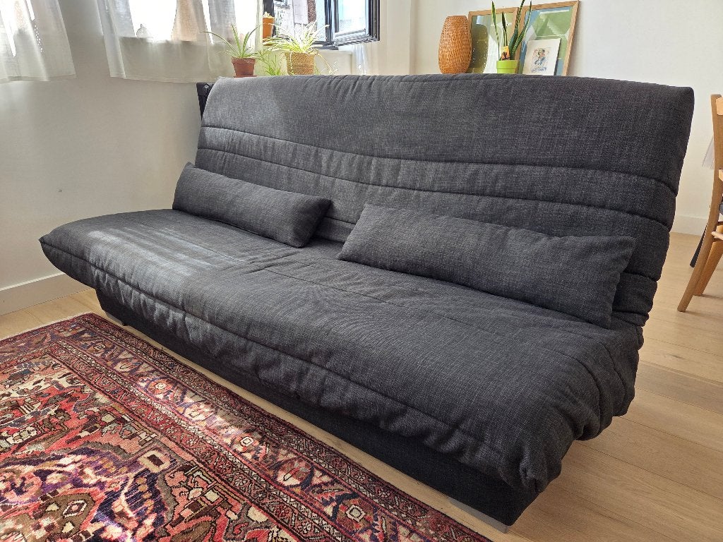 Canapé-lit anthracite, Maison & Meubles, Gris, 140 cm, Enlèvement, Utilisé