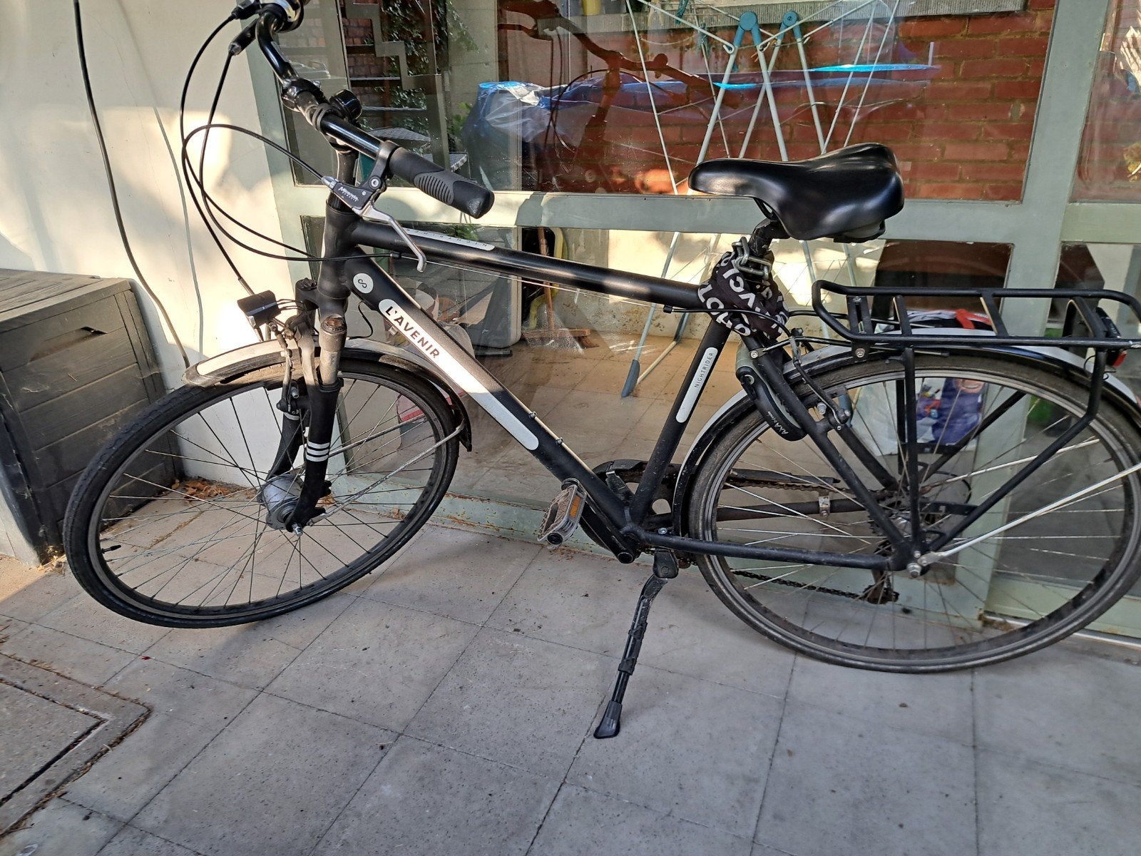 herenfiets, Fietsen en Brommers, Ophalen, Gebruikt, 28 inch, Overige merken