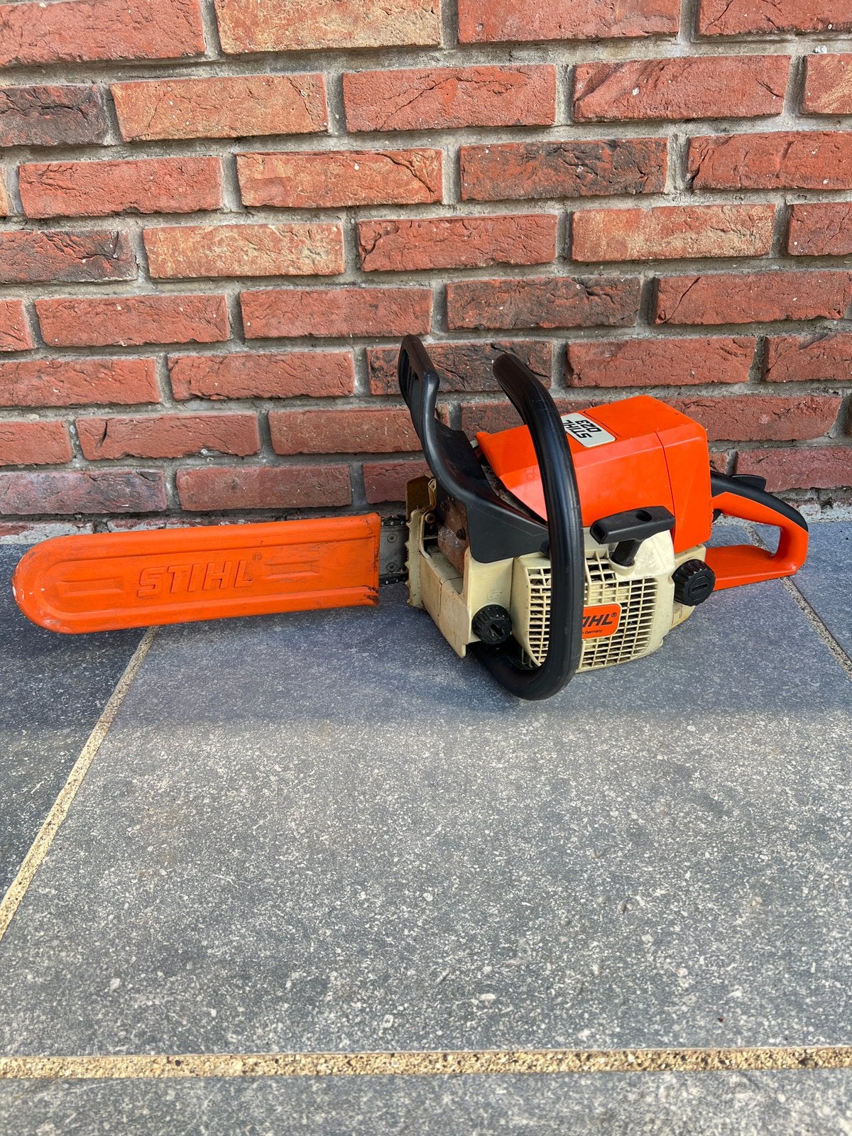 STIHL 023 – Tronçonneuse thermique en super état, Ophalen, Gebruikt
