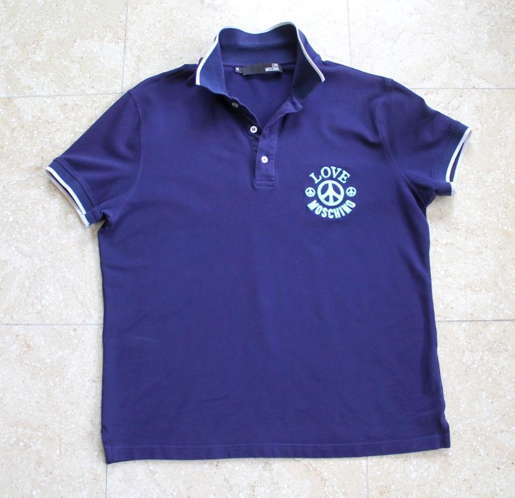 Love Moschino leuke polo in mooie staat, maat XL, Kleding | Heren, Maat 56/58 (XL), Love moschino, Gedragen, Verzenden