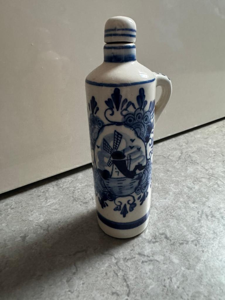 Delfts blauw fles, Ophalen of Verzenden