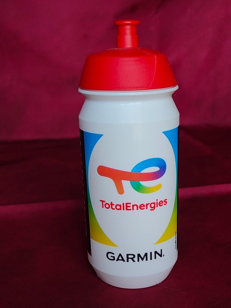 Bidon du tour de france Garmin total énergies, Collections, Envoi, Comme neuf, Autres types