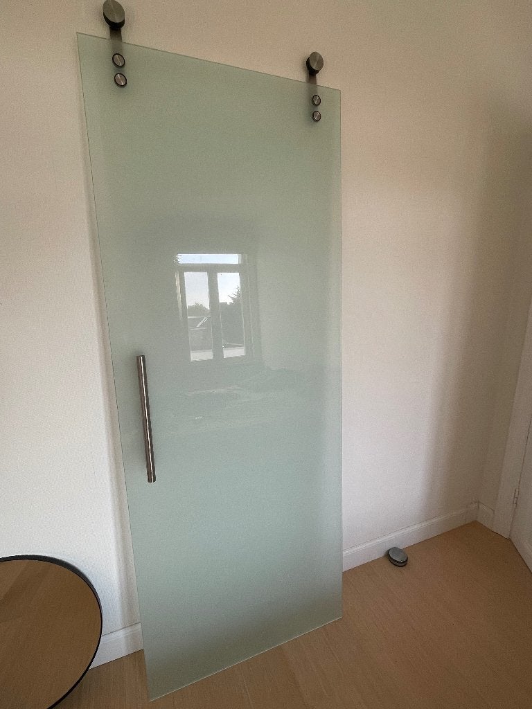Glazen schuifdeur, Verre, Enlèvement, Porte coulissante, Porte intérieure