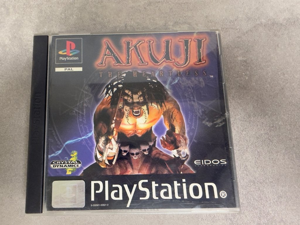 Akuji: The Heartless PS1 game (PAL), Avontuur en Actie, Gebruikt, Verzenden, 1 speler