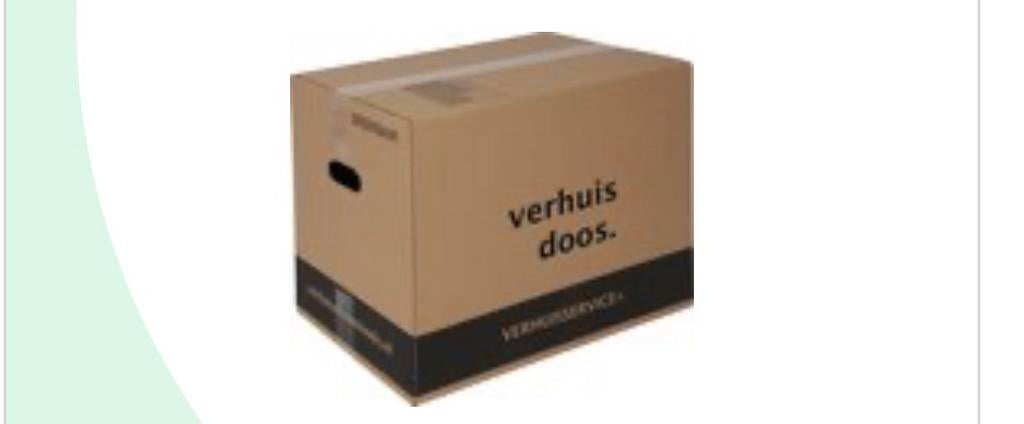Verhuisdoos, Doe-het-zelf en Bouw, Ophalen, Gebruikt, Doos