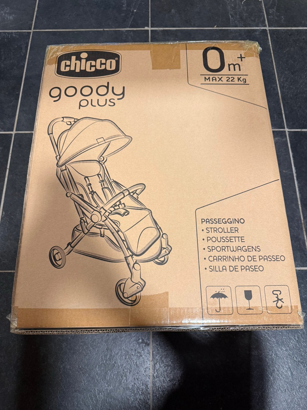NIEUW Buggy / Kinderwagen. chicco Goody Plus., Ophalen, Nieuw, Overige merken, Regenhoes