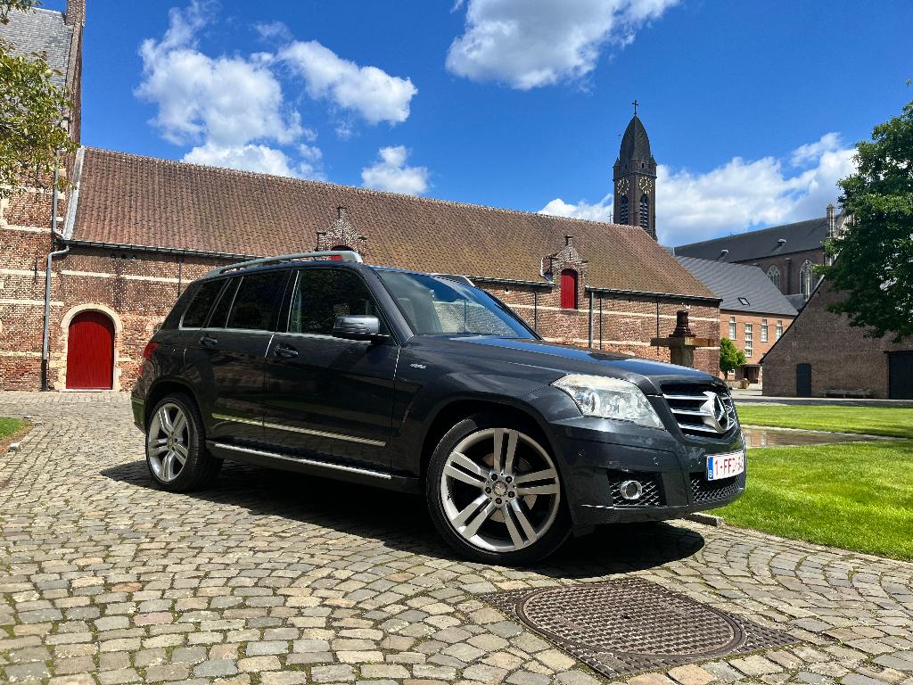 Mercedes GLK 220 automaat 4-matic., Automaat, Euro 5, Zwart, Parkeersensor