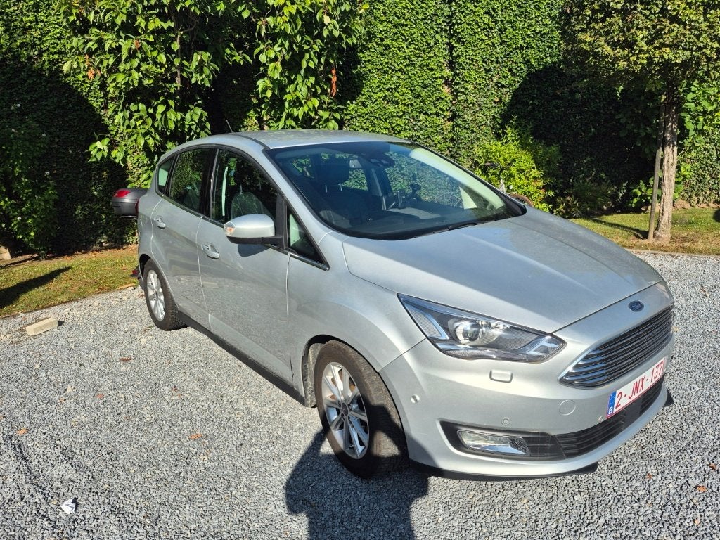 Ford C-Max Titanium 1.5 EcoBoost automatique — 2017, Cuir, Argent ou Gris, Achat, 149 g/km