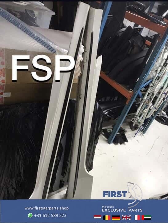 C205 AMG sideskirts Mercedes C Klasse coupé cabrio 2014-2019, Utilisé, -, -, Enlèvement ou Envoi