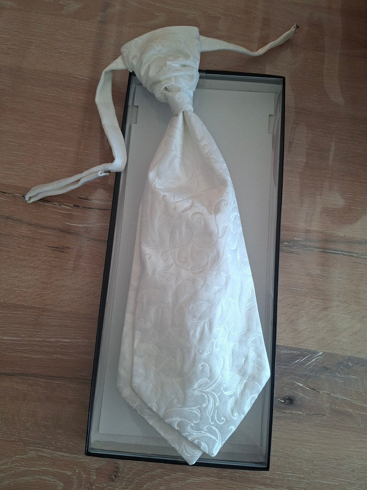 Witte das, Kleding | Heren, Trouwkleding en Trouwaccessoires, Ophalen of Verzenden, Zo goed als nieuw, Wit, Ivoor of Crème, Accessoires