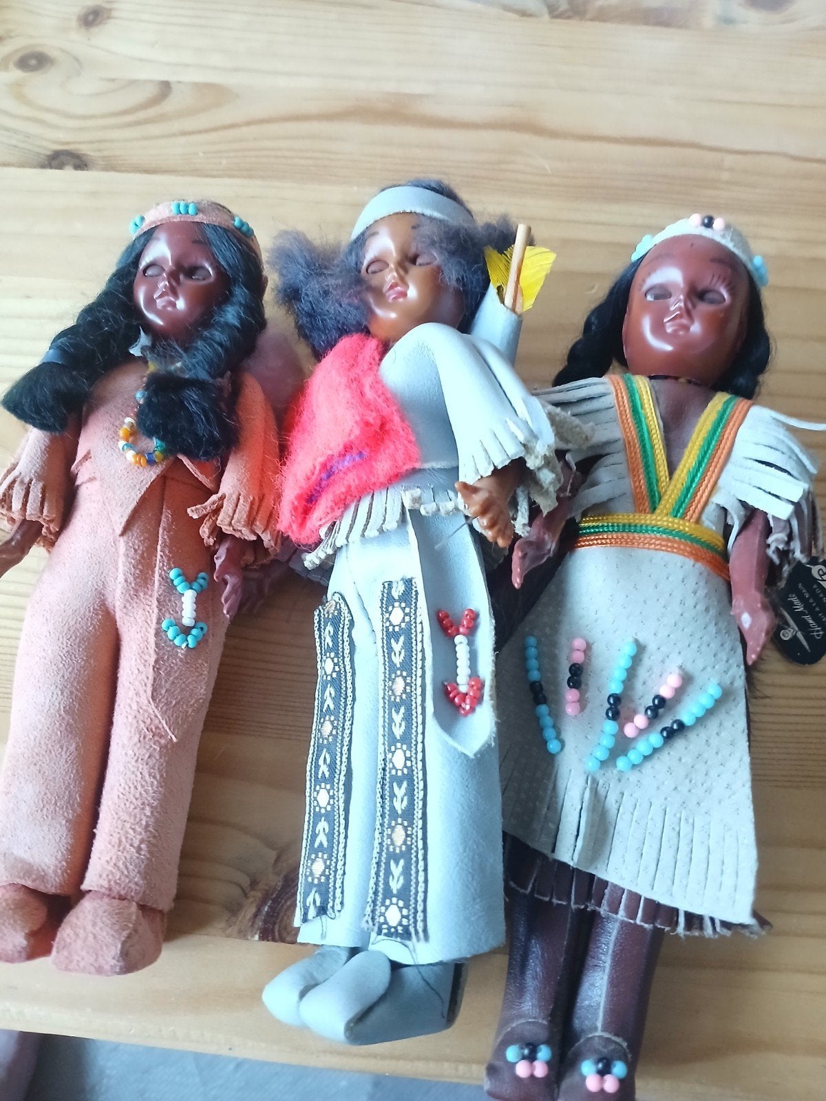 3 x indiaans popje van carlson, Verzenden, Zo goed als nieuw, Pop