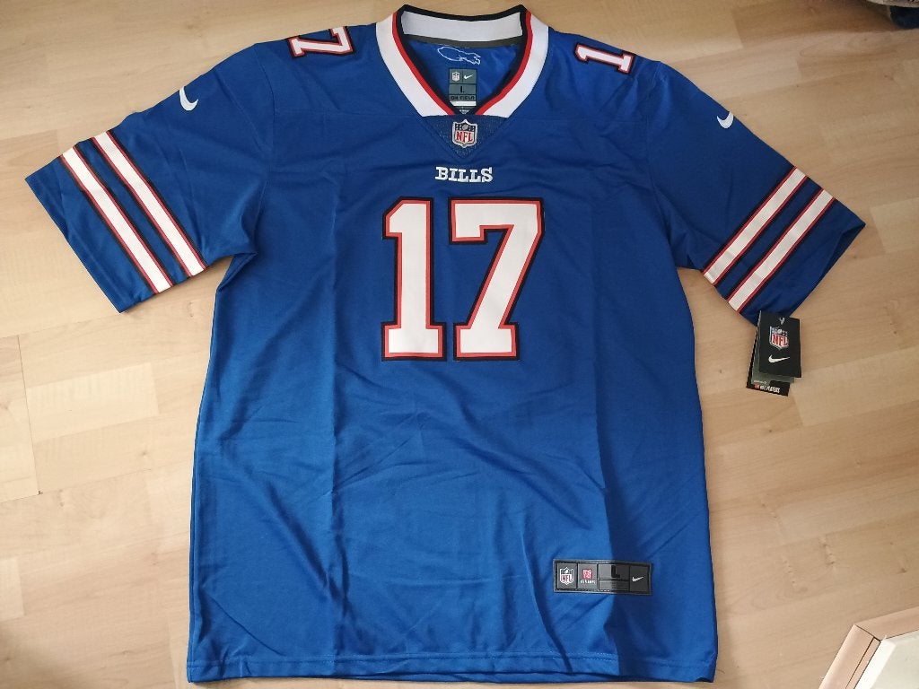 Buffalo Bills Jersey Allen maat: L, Vêtements | Hommes, Vêtements de sport, Neuf, Enlèvement ou Envoi, Taille 52/54 (L), Autres types