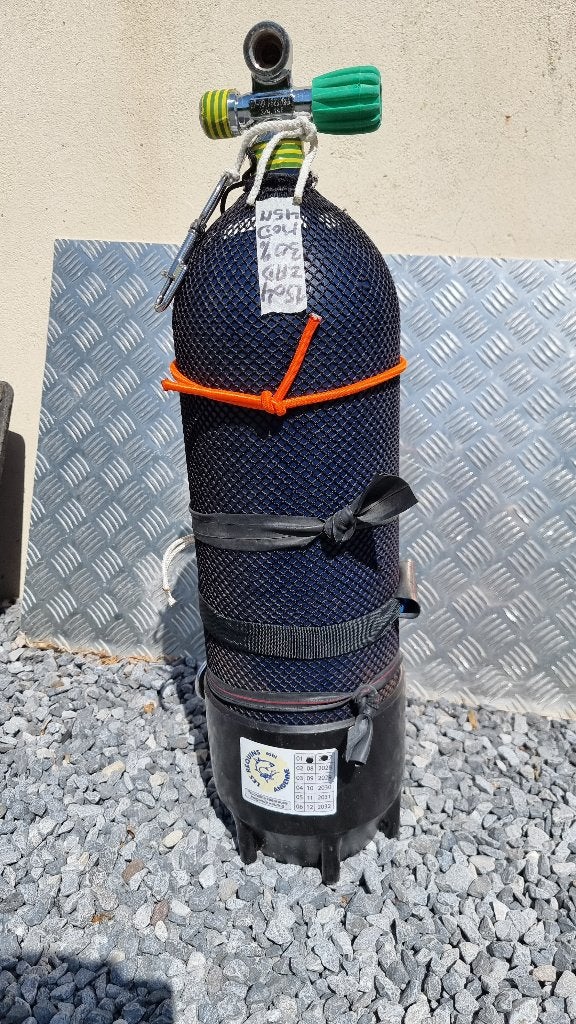 Nitrox Duikfles van 10 liter 200 bar, Ophalen, Gebruikt, Duikfles