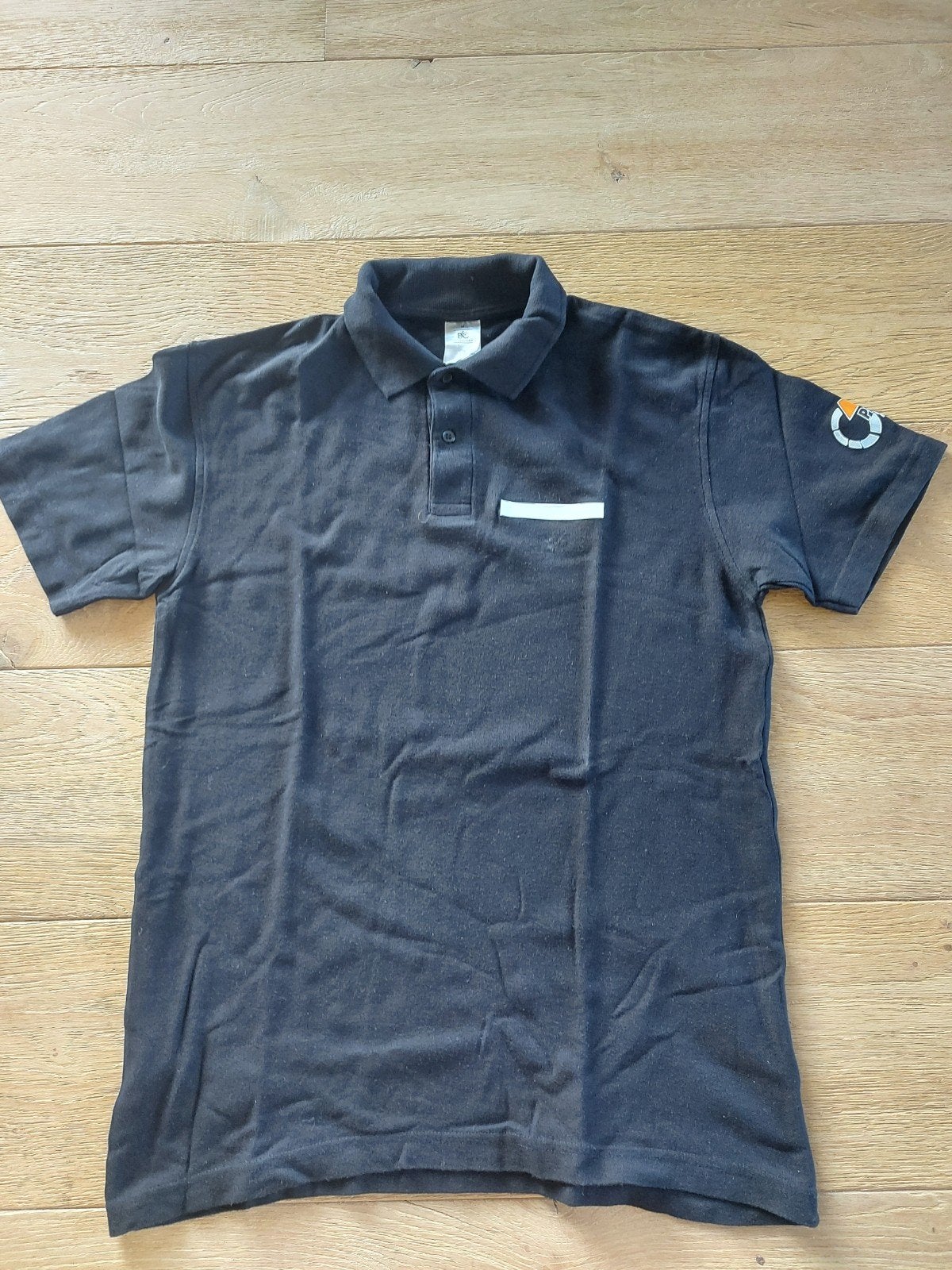 vti Izegem zwarte polo maat M, Kleding | Heren, Polo's, Ophalen of Verzenden, Zo goed als nieuw, Maat 48/50 (M), Zwart