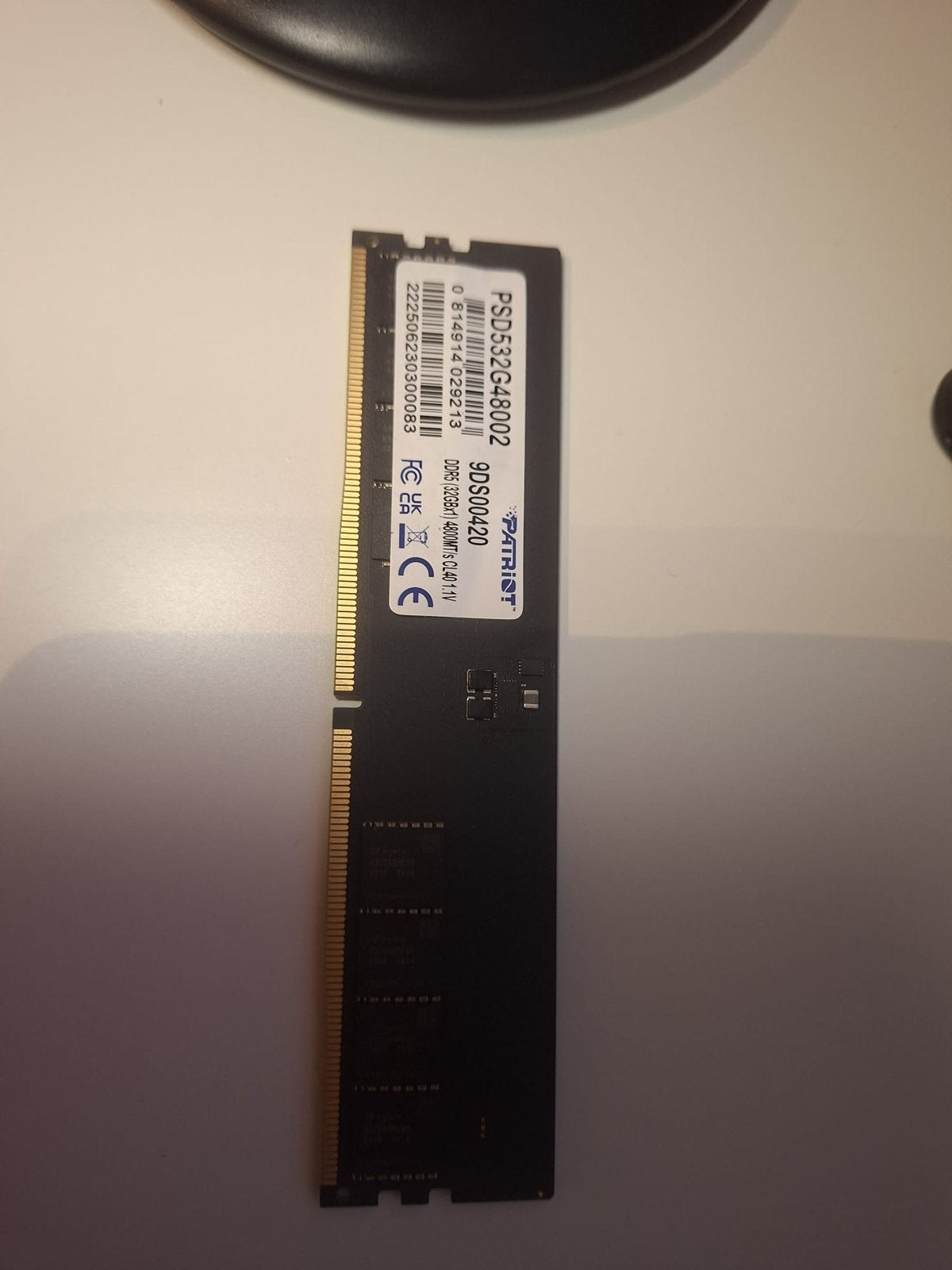 Patriot 32GB DDR5, Computers en Software, Ophalen of Verzenden, Zo goed als nieuw, DDR5, Desktop