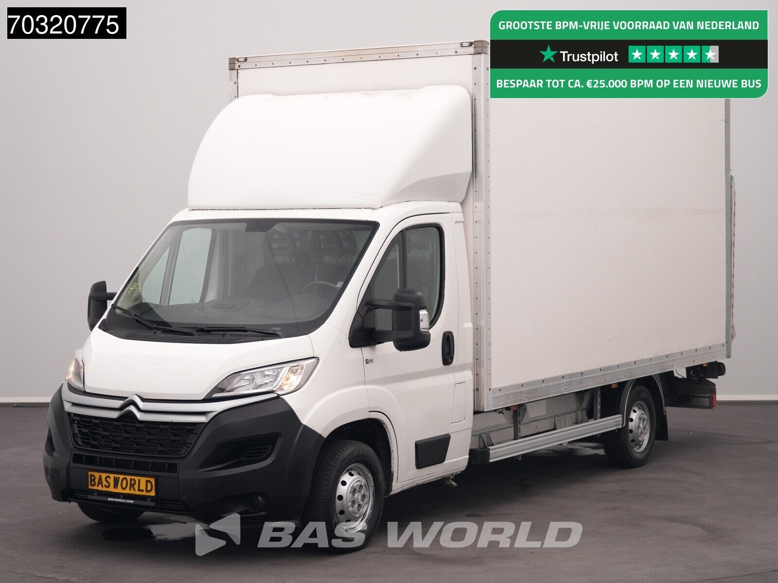 Citroën Jumper 110pk D'Hollandia Laadklep Zijdeur Bakwagen, Centrale vergrendeling, Stof, Gebruikt, Euro 6