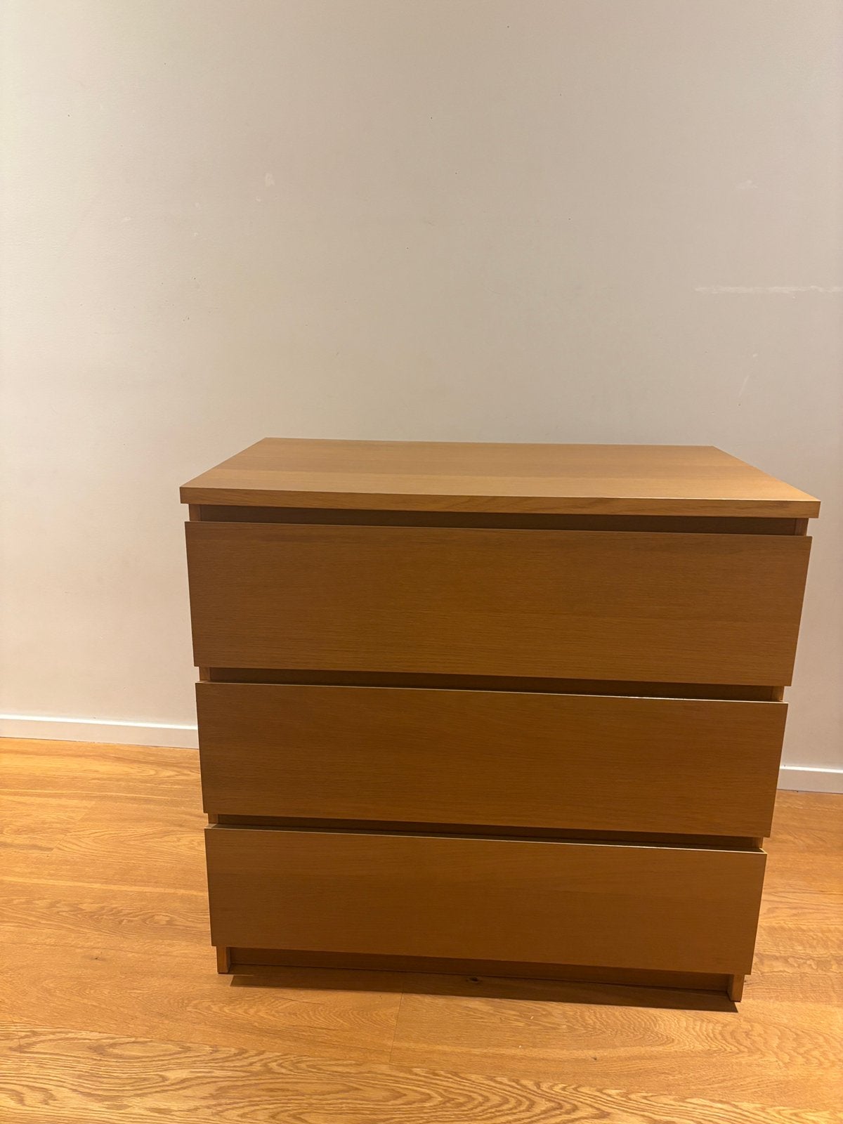 Commode Malm ikea en chêne, Maison & Meubles, Enlèvement, Utilisé