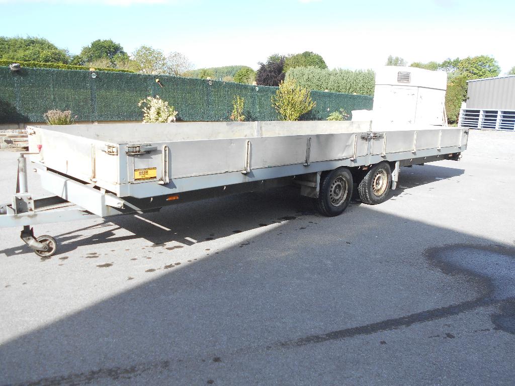 Aanhangwagen DEDE  7.00mx2.12m L.V. 3500kg, Ophalen, Zo goed als nieuw