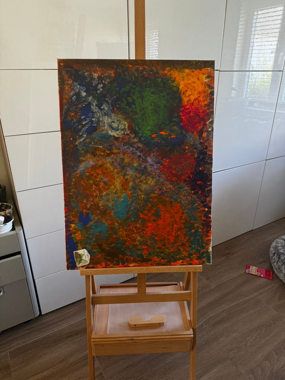 Chevalet d’atelier en bois – À petit prix, Enlèvement, Utilisé, Toile