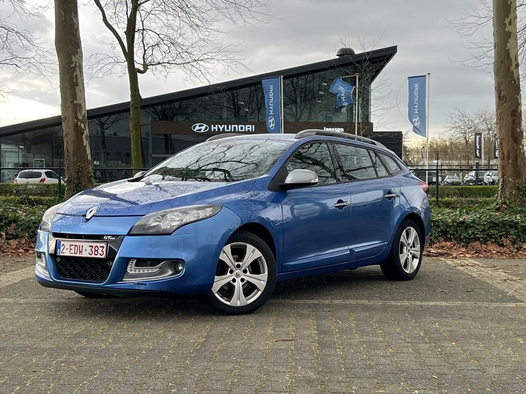 Renault Mégane Estate 1.5 dci GT-Line, Auto's, Voorwielaandrijving, Zwart, Blauw, Leder en Stof