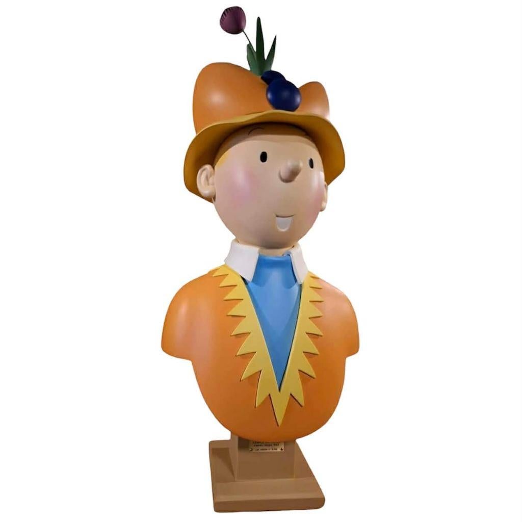 Buste Jean-Marie Pigeon - Tintin, Verzamelen, Stripfiguren, Nieuw, Beeldje of Figuurtje, Kuifje, Ophalen of Verzenden