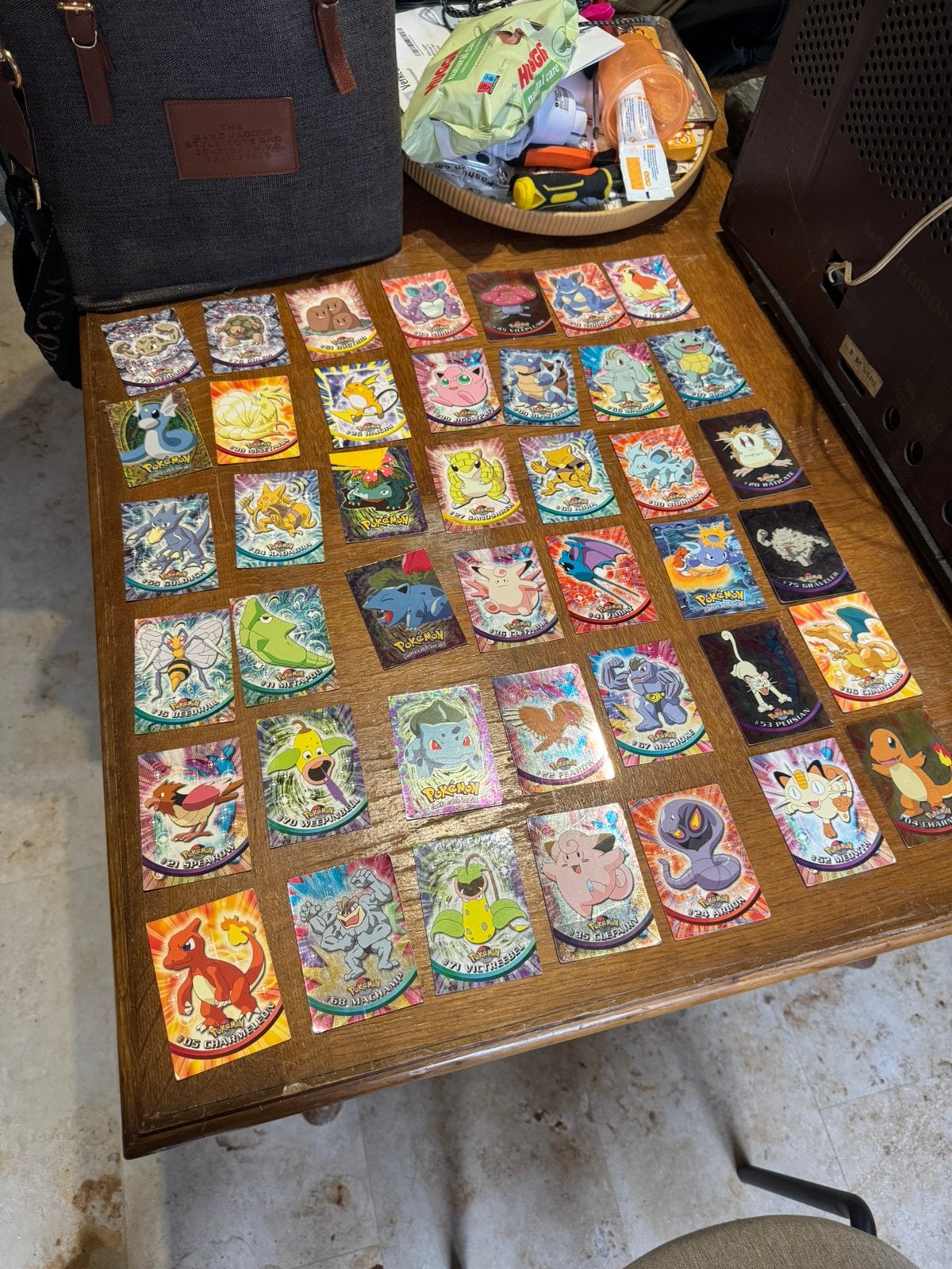 Pokémon Topps 1999 Series 1 (Blue Logo) – Lot 26 stuks, Ophalen of Verzenden, Gebruikt, Meerdere kaarten