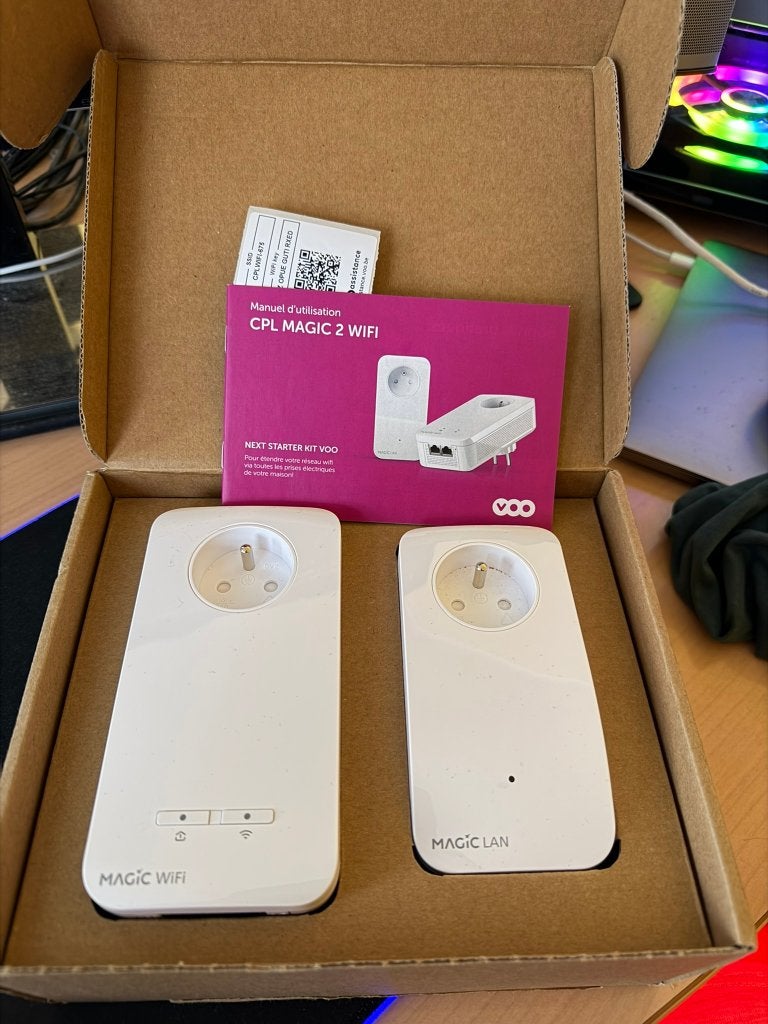 CPL WiFi Devolo Magic Lan + Magic WiFi dual band (Voo/Proxi), Enlèvement ou Envoi, Neuf, Devolo