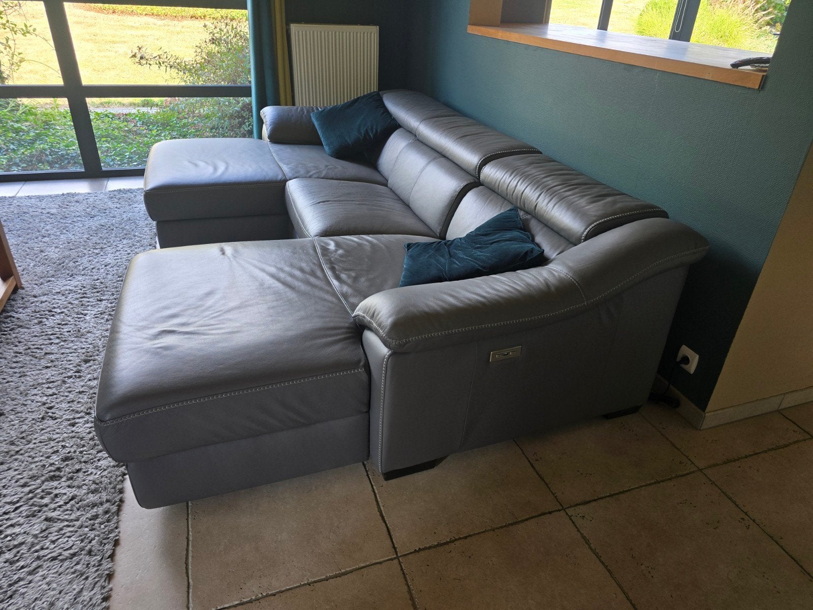 canape Natuzzi éditions luxe, Enlèvement, Cuir