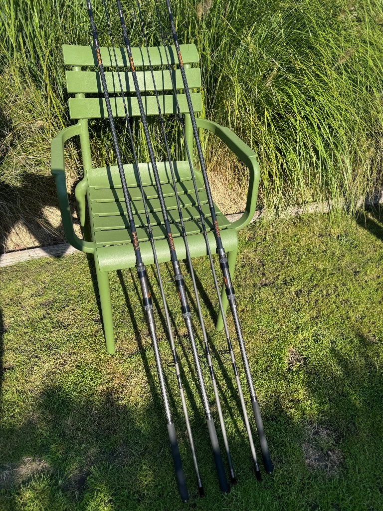 Karperhengels Caperlan XTREM-9, 10ft, 3,25lb, 3 stuks, Watersport en Boten, Ophalen, Nieuw, Werphengel