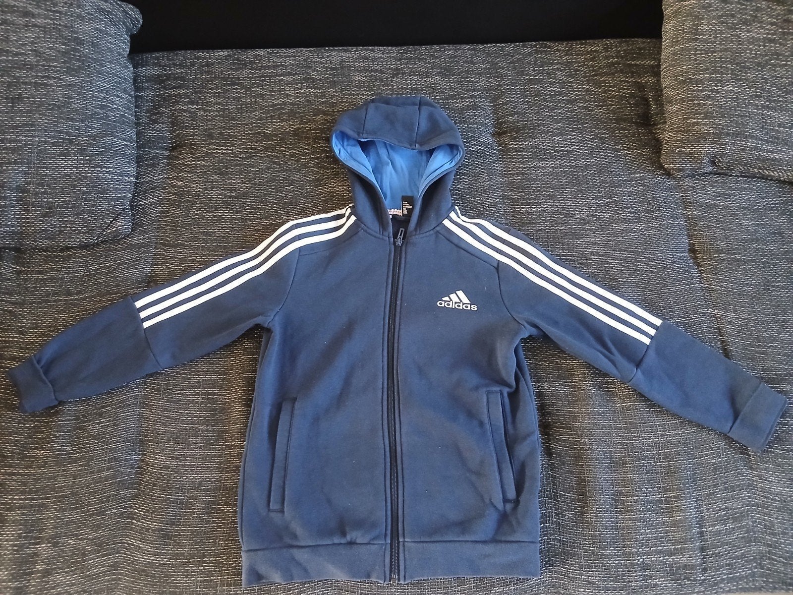 Trui met kap en rits Adidas, Ophalen, Adidas, Trui of Vest, Zo goed als nieuw
