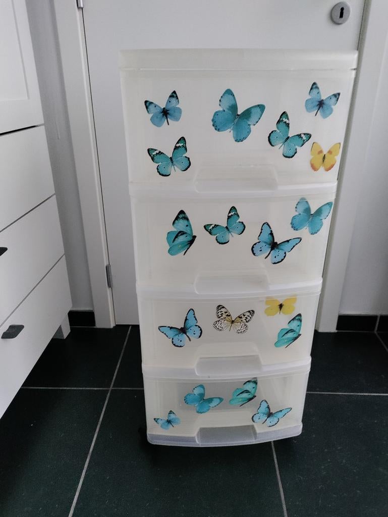 plastic opbergdoos, Ophalen