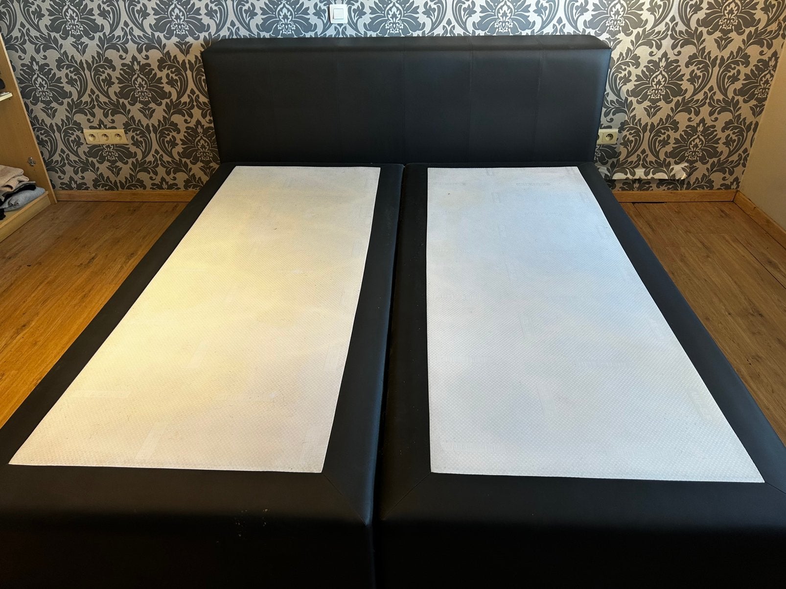 mooi box spring 200x180, Ophalen, Zo goed als nieuw