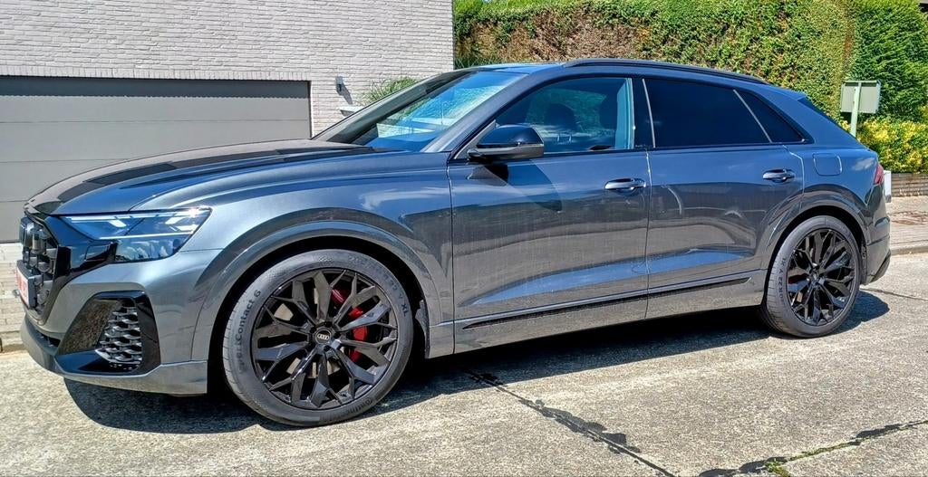 Audi Q8 TFSI-E 60 competition te koop 490pk, Auto's, Automaat, Navigatiesysteem, Q8, Leder
