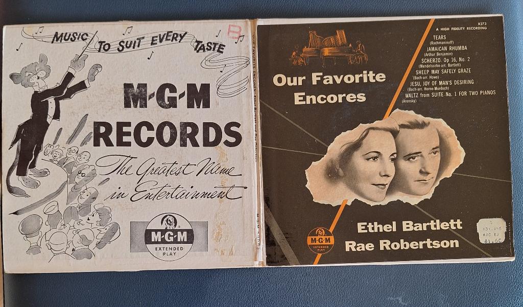 MGM X273 - dubbel EP -Ethel Barlett, EP, Ophalen of Verzenden, Gebruikt